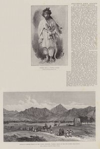 アングロインディアン部隊がアフガン国境を攻撃 作： William Crimea Simpson